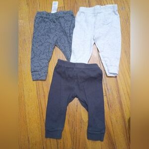 Kids Leggings Set - Gray, Black, and Patterned
